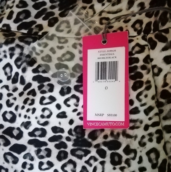 Vince Camuto NWT leopard pants size 0 - Picture 2 of 3